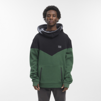 Sudadera con Capucha DH PLOW Black / Dark Green 2