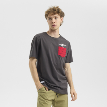 T-Shirt PEANUTS GO SURFING Charcoal