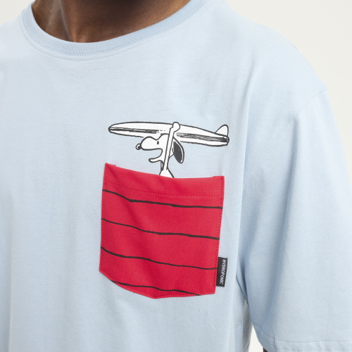 Camiseta PEANUTS GO SURFING Blue Cloud