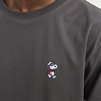 T-Shirt PEANUTS MASK Charcoal 2