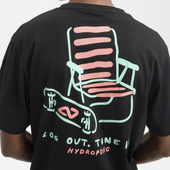 T-Shirt LOG OUT Black 2