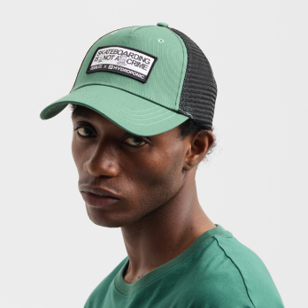 Cap PEANUTS CRIME Green Black 2
