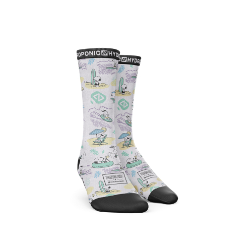Socks PEANUTS Beach White