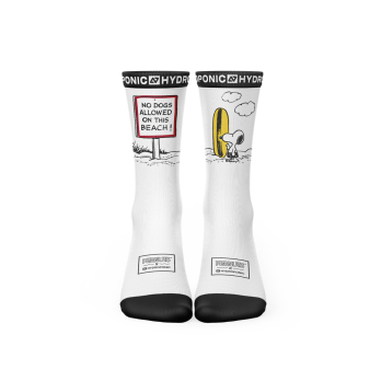 Socks PEANUTS No Dogs White