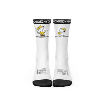 Socks PEANUTS Baseball White
