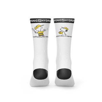 Socks PEANUTS Baseball White 2