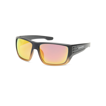 Sunglasses EW MANOR Black Matte & Clear Brown + Red
