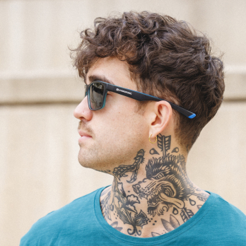 Sunglasses EW TULIP Black Blue+Black 2