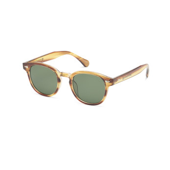 Sunglasses EW BIRCH Tea Stripe + Green 2