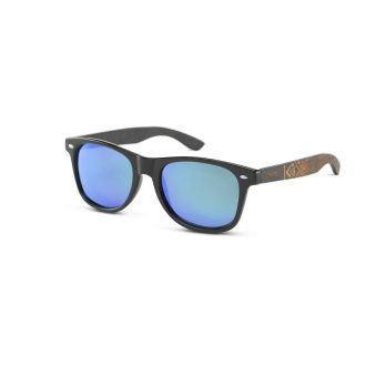 Sunglasses EW COOPER Black + Blue Mirror