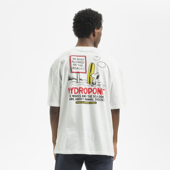 T-Shirt Youth PEANUTS NO DOGS White
