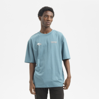 T-Shirt Youth PEANUTS DJ Teal 2