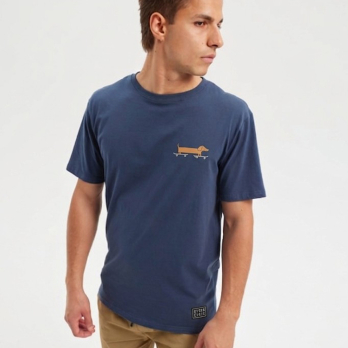T-Shirt DACHSHUND Navy 2