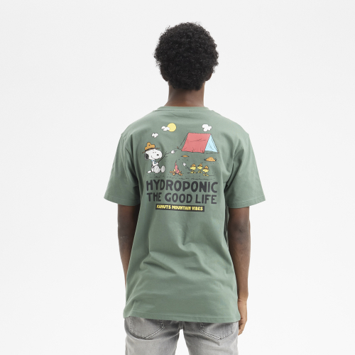 T-Shirt PEANUTS CAMPFIRE Forest Green