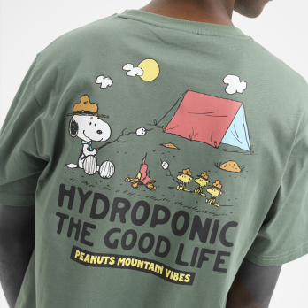 T-Shirt PEANUTS CAMPFIRE Forest Green 2
