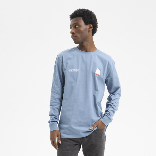 Long Sleeve T-Shirt PEANUTS SKI LIFT Slate Blue