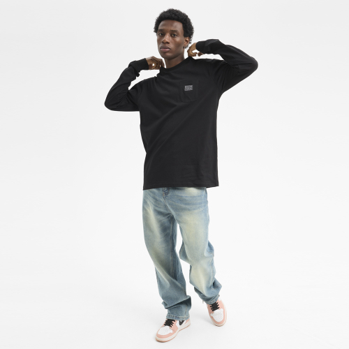 Camiseta de Manga Larga SOLID Black