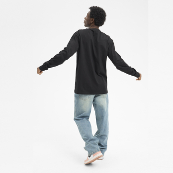 Long Sleeve T-Shirt SOLID Black 2