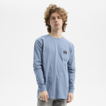 Camiseta de Manga Larga SOLID Slate Blue