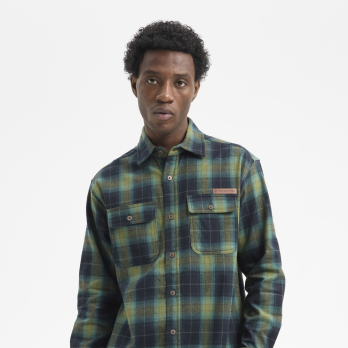 Shirt ORIGIN Green Navy Check