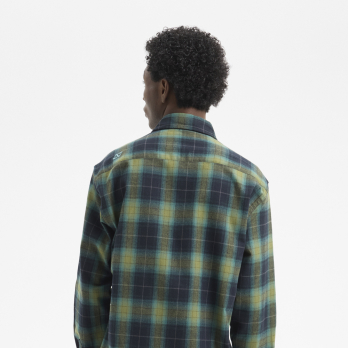 Shirt ORIGIN Green Navy Check 2