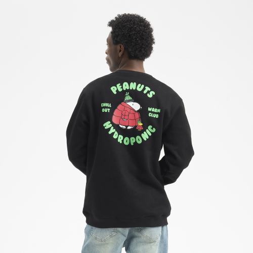 Sudadera sin Capucha PEANUTS PUFFER Black