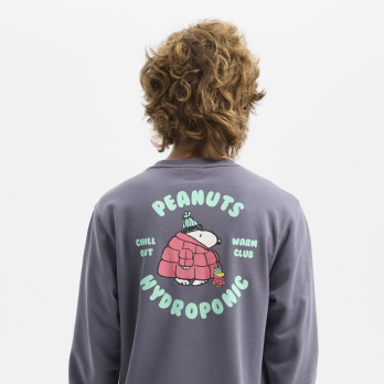 Sudadera sin Capucha PEANUTS PUFFER Indigo