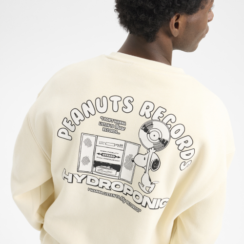 Sudadera sin Capucha PEANUTS RECORDS Off White