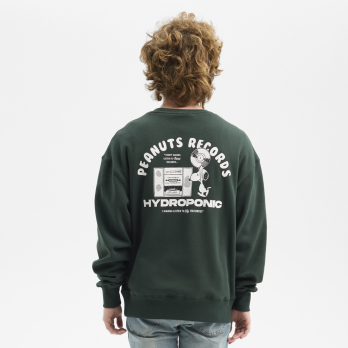 Crewneck PEANUTS RECORDS Deep Teal
