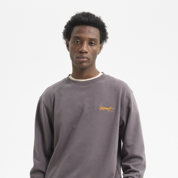 Crewneck LONG DOG Bison Grey