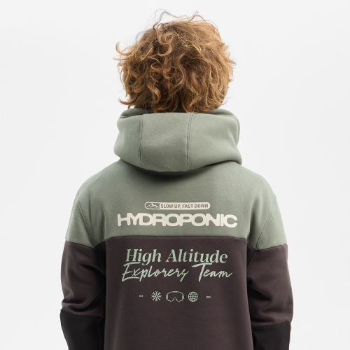 Sudadera con Capucha DH ALTITUDE Green / Charcoal