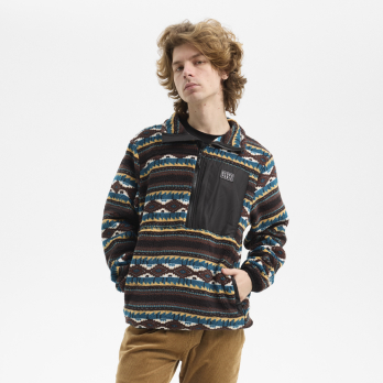 Sudadera Polar RUMBLE Brown Teal Navajo 2