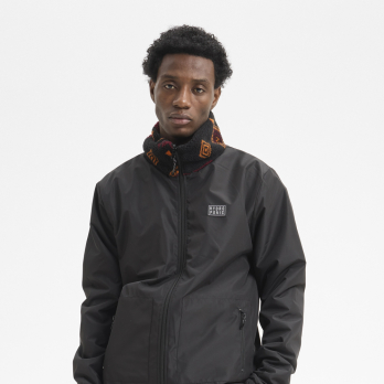 Fleece Hoodie-Jacket LOBO Black Purple Yellow Aztec 2