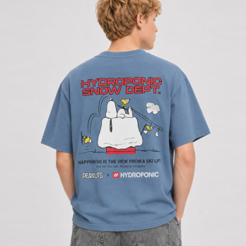 Long Sleeve T-Shirt Youth PEANUTS SKI LIFT Slate Blue
