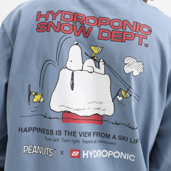 Camiseta de Manga Larga Infantil PEANUTS SKI LIFT Slate Blue 2