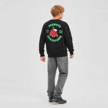 Crewneck Youth PEANUTS PUFFER Black 2