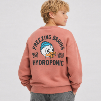 Crewneck Youth DUCK Terracota