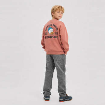 Crewneck Youth DUCK Terracota 2
