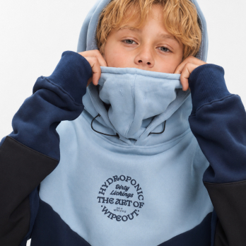 Hoodie Youth DH WIPEOUT Fog Navy 2