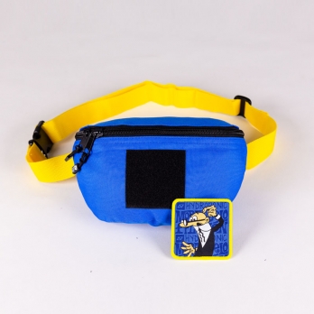 Fanny Pack FANNY MORTADELO CLASSIC Blue / Yellow 2